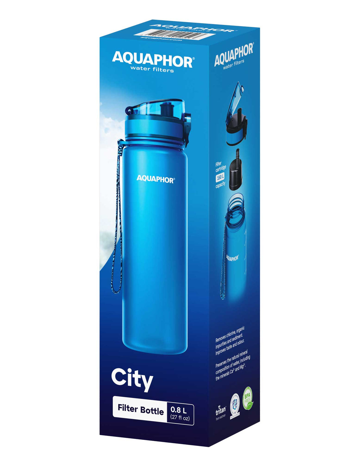 AQUAPHOR Филтрираща бутилка City 800 ml