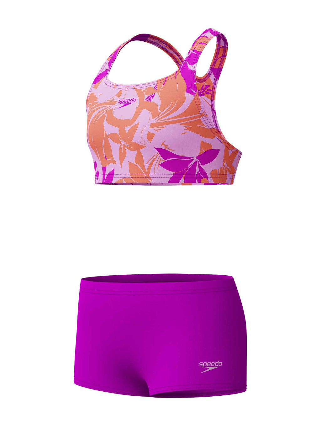 SPEEDO Бански 2 части GIRLS ALLOVER BOYLEG SHORT