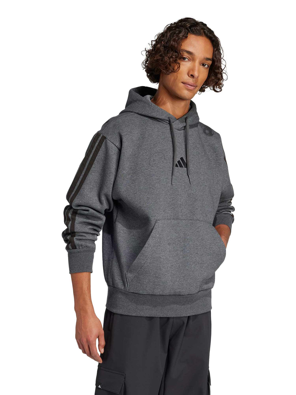 ADIDAS SPORTSWEAR Суитшърт Essentials 3-Stripes Fleece Hoodie