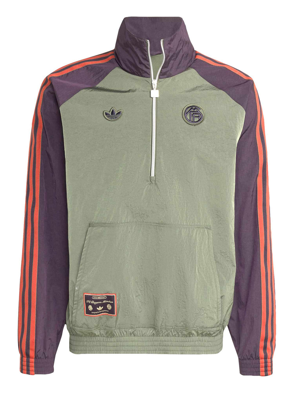 ADIDAS ORIGINALS Спортно горнище FC Bayern Terrace Icons Half-Zip